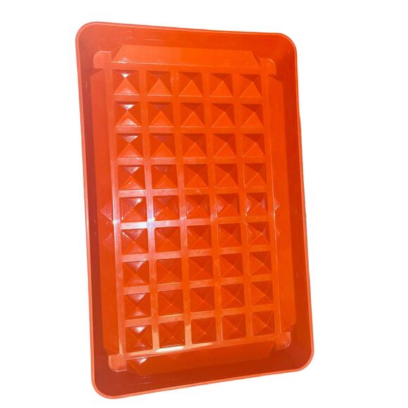 Vintage Tupperware Hot Dog Bacon Deli Meat Keeper Marinade Lid Paprika 1292 1293 - Picture 4 of 7